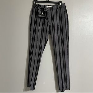 Black & White Stripped Dress Pants